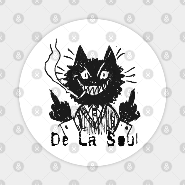 de la soul and the bad cat Magnet by vero ngotak